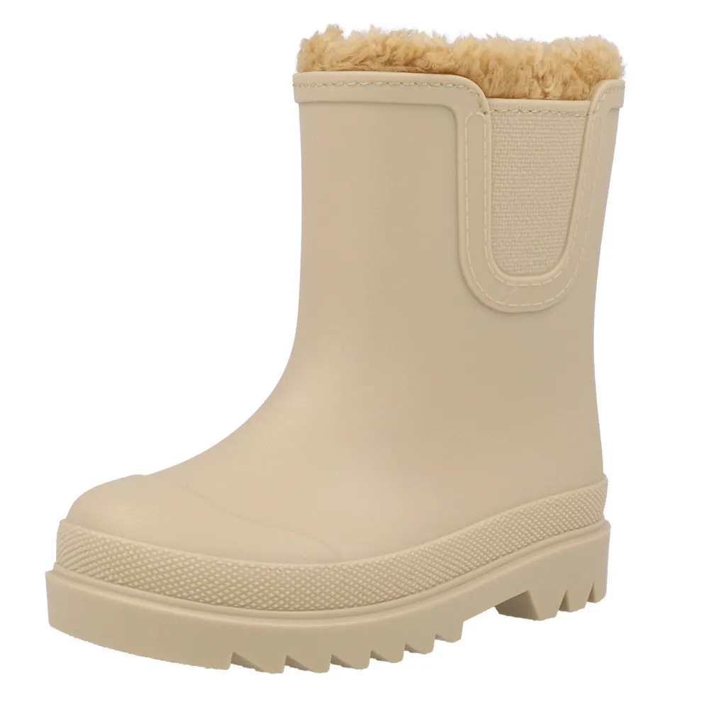 Igor Tokio Natural Shearling Wellies for Kids