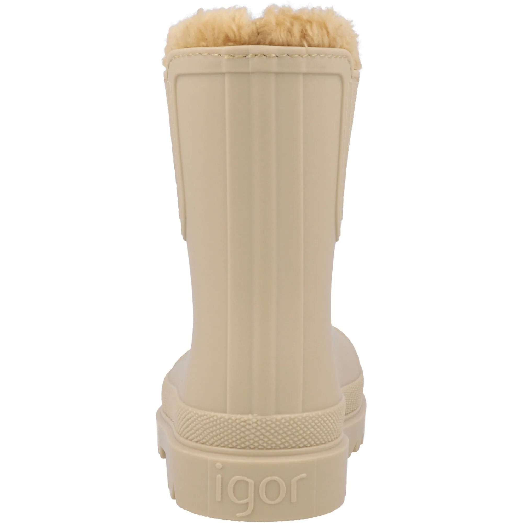 Igor Tokio Natural Shearling Wellies for Kids