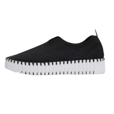 Ilse Jacobsen Tulip 3373 Black Women's Slip On Flats