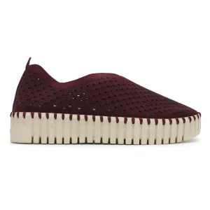 Ilse Jacobsen Tulip 3373 Textile Women's Loafer Shoes - Winetasting