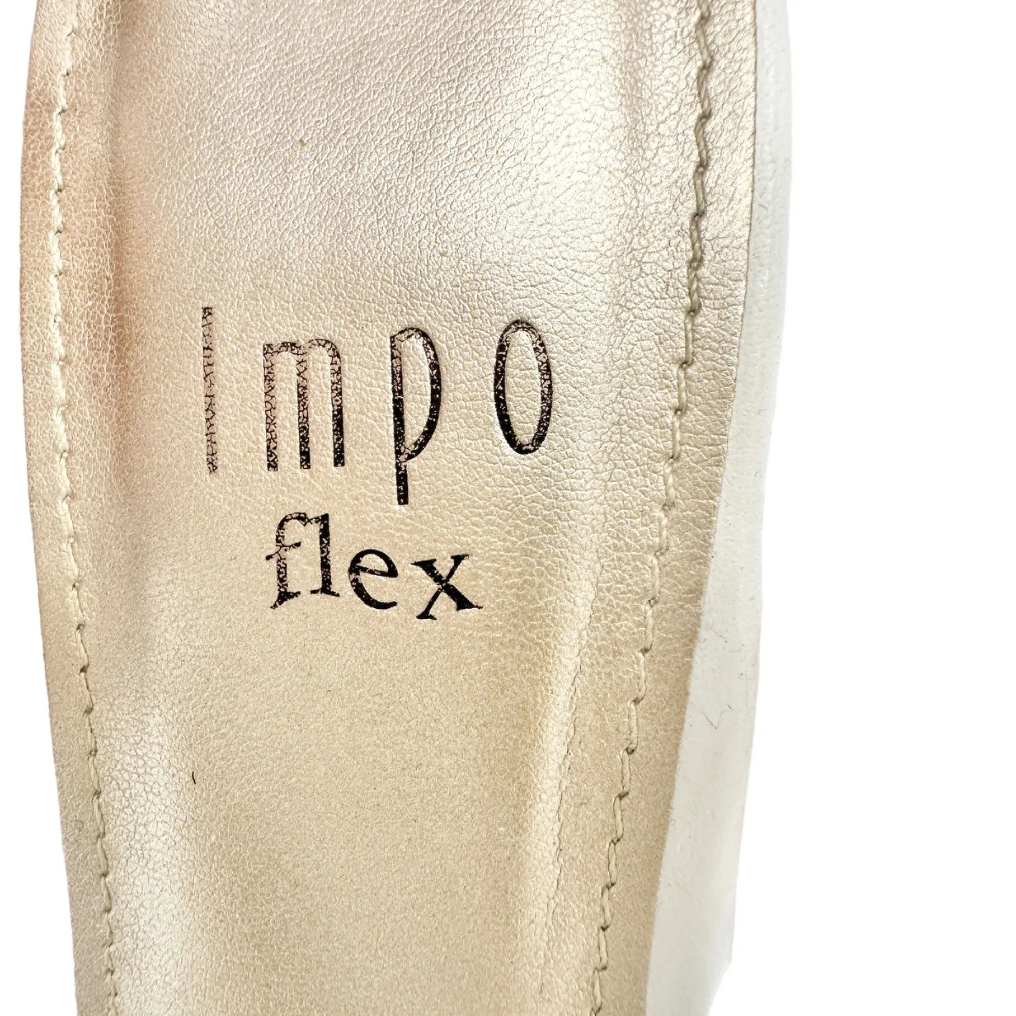 Impo Raya Flex Sandals Womens Size 8.5M White Strappy 1.5in Heels