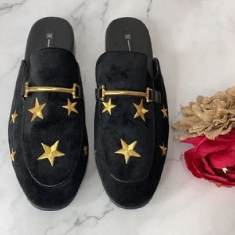 INC Black Blazestar Gannie2 Mules/Slides 12M