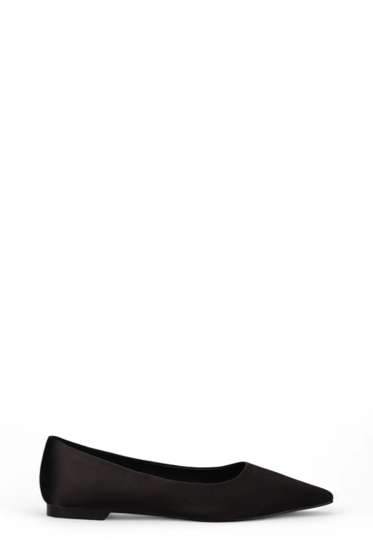 Inniu Catwalk Liana Flat Shoe Black Fabric