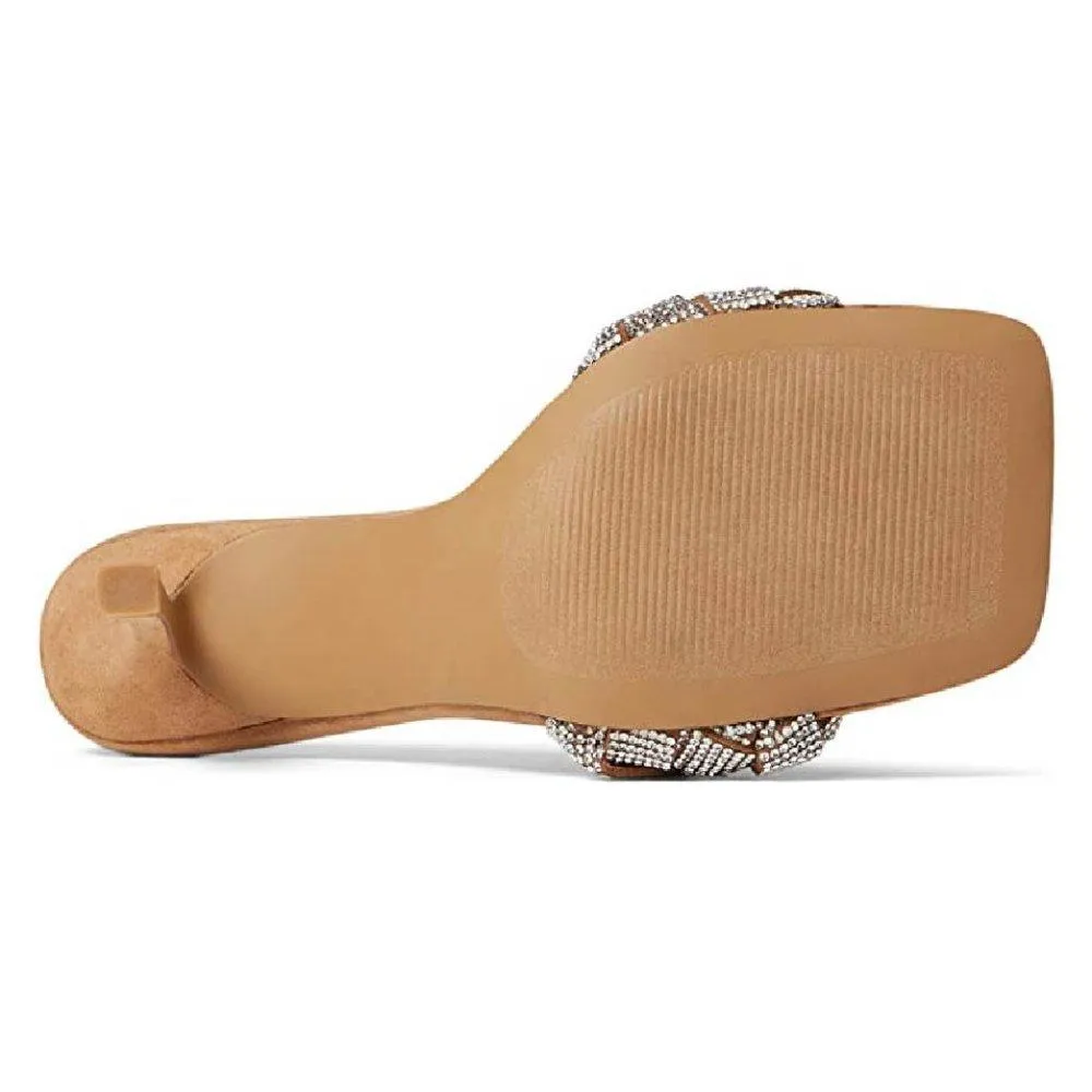 Jazlin Rhinestone Braided Heels