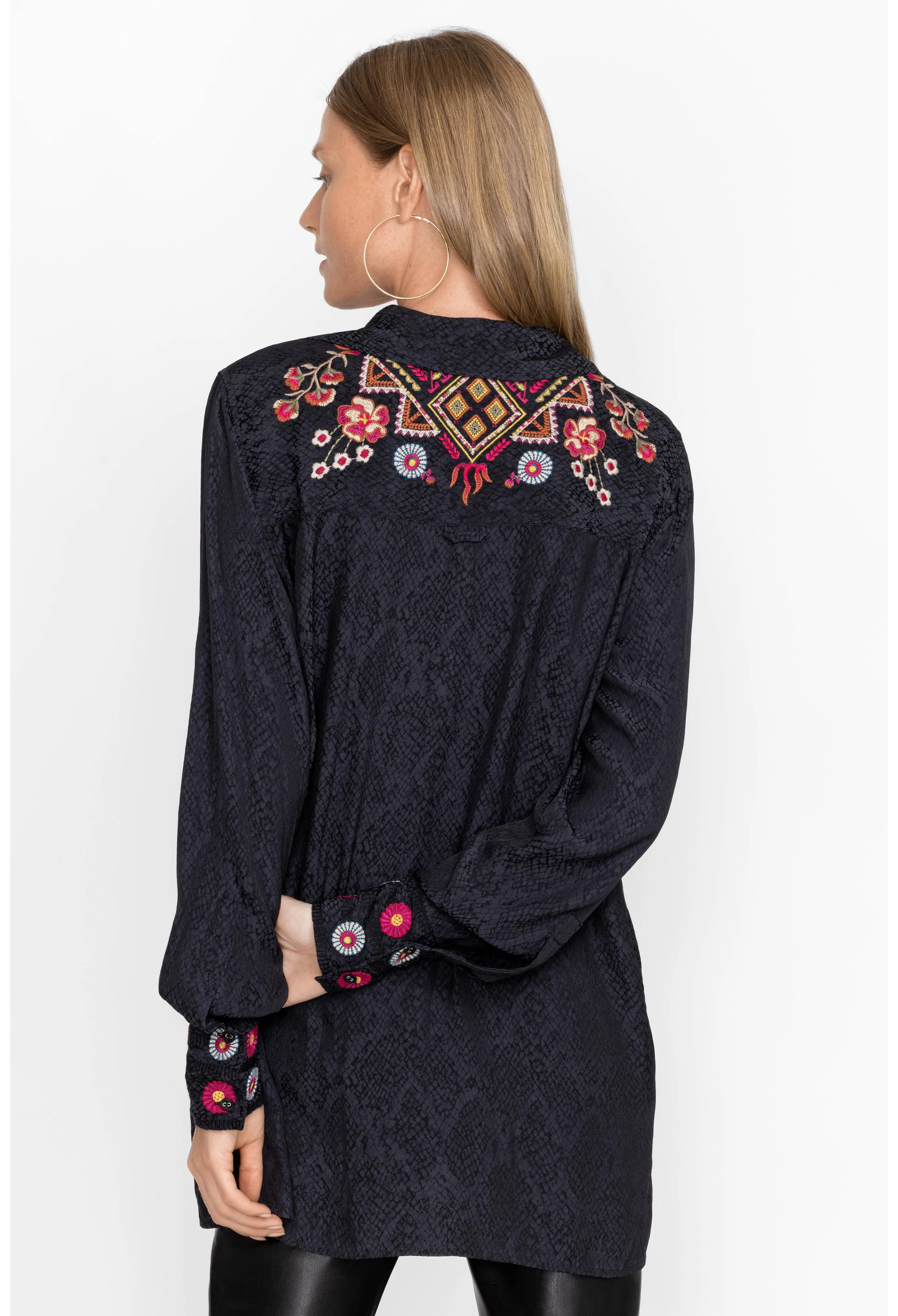 Johnny Was Lilith High Slit Tunic