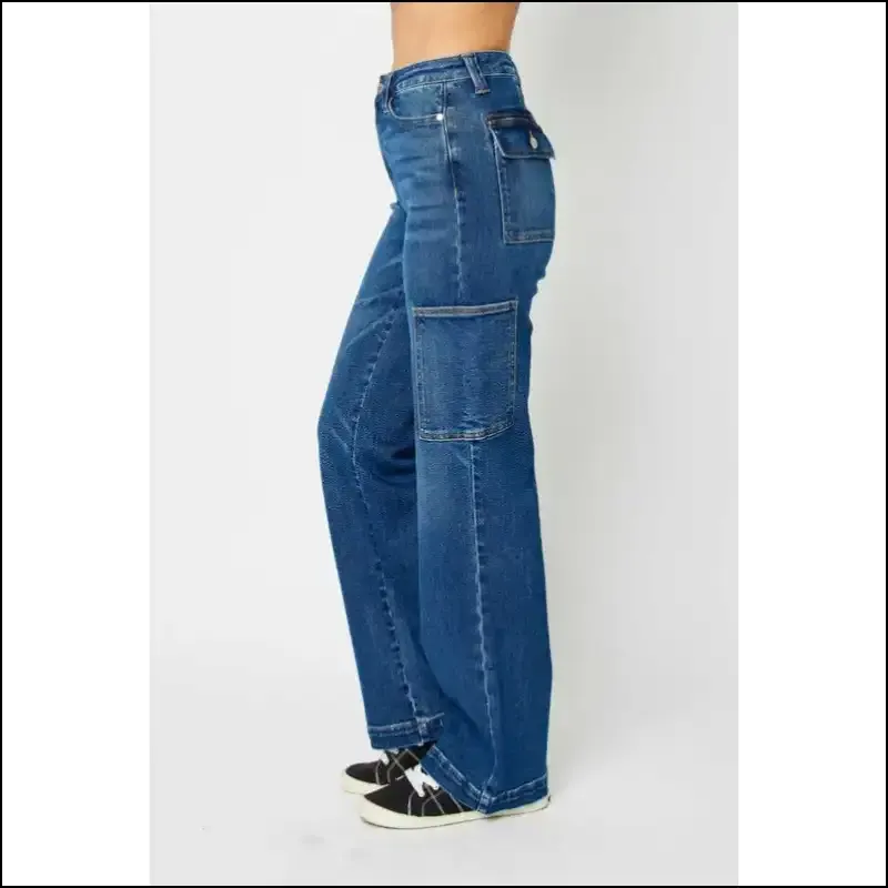 Judy Blue High Waist Cargo Jeans: Chic, Comfy & Ready for World Domination!