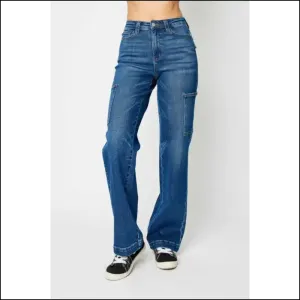 Judy Blue High Waist Cargo Jeans: Chic, Comfy & Ready for World Domination!