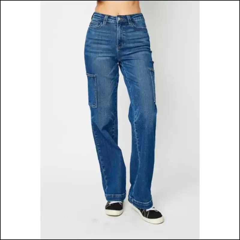 Judy Blue High Waist Cargo Jeans: Chic, Comfy & Ready for World Domination!