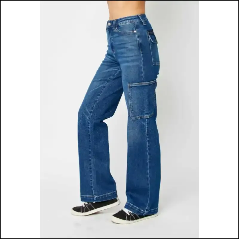 Judy Blue High Waist Cargo Jeans: Chic, Comfy & Ready for World Domination!