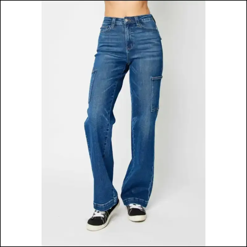 Judy Blue High Waist Cargo Jeans: Chic, Comfy & Ready for World Domination!