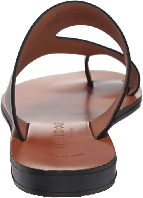 Kenneth Cole Women's Palm Sandal, Black Leather, 9 M US