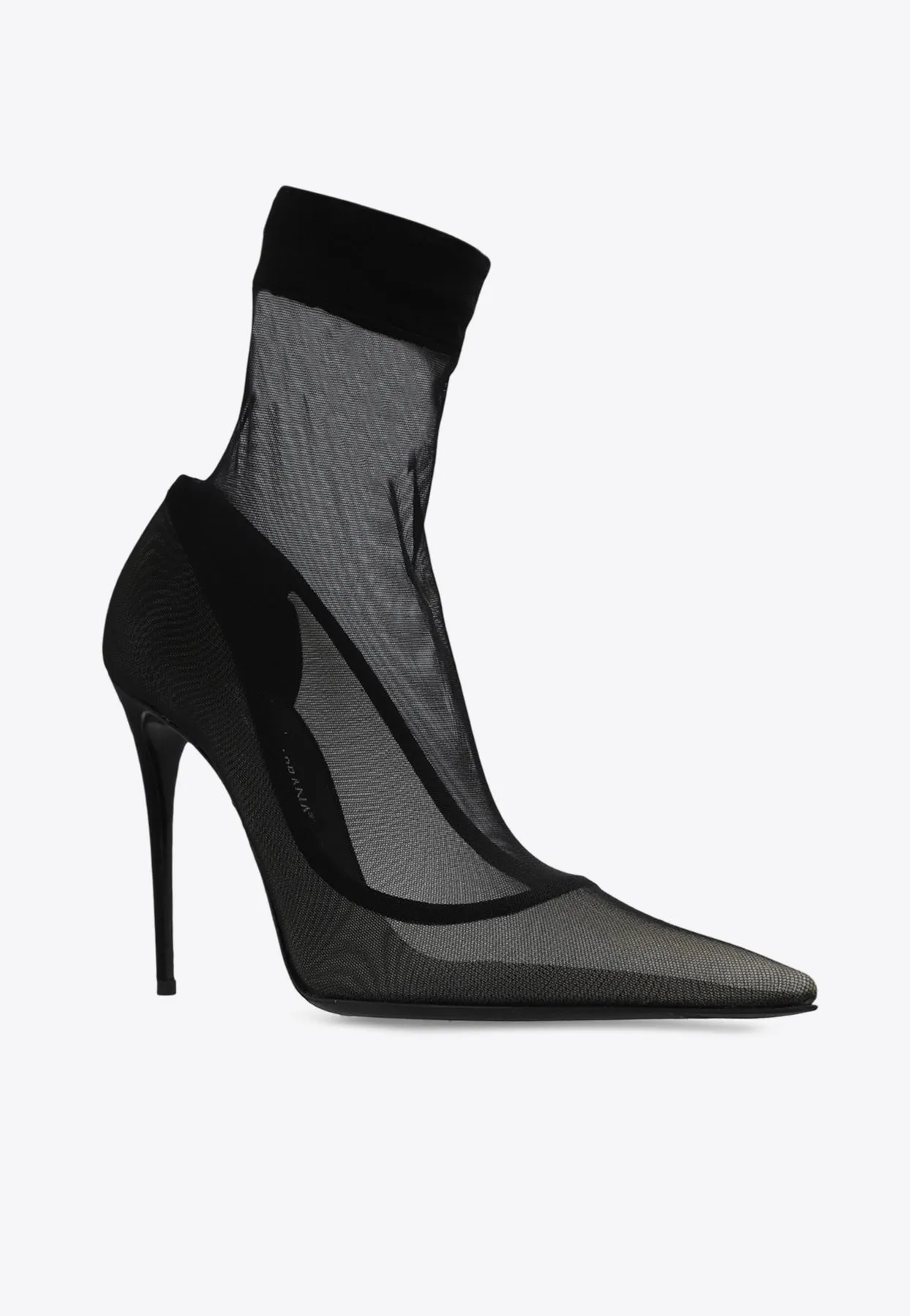 Kim 105 Sheer Sock Ankle Boots