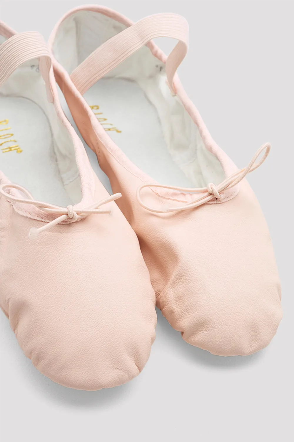 Ladies Dansoft Leather Ballet Shoes