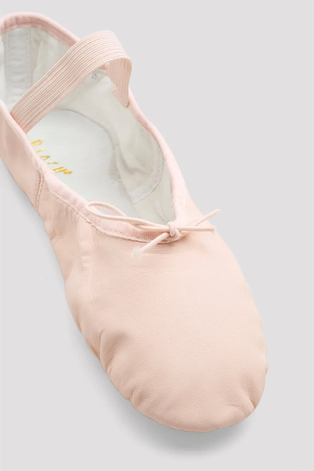 Ladies Dansoft Leather Ballet Shoes