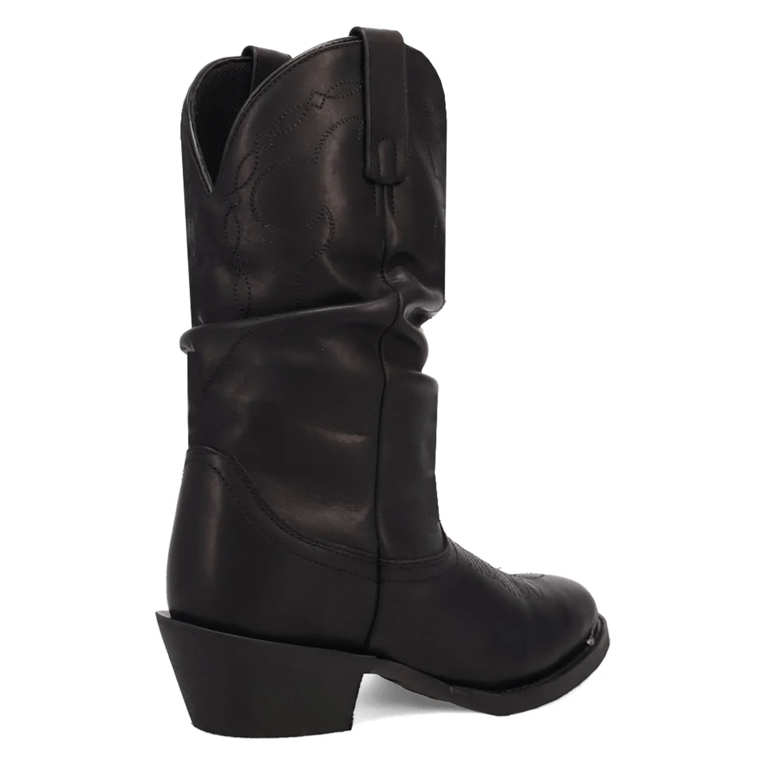 Laredo Womens Lazy River Black Leather Cowboy Boots