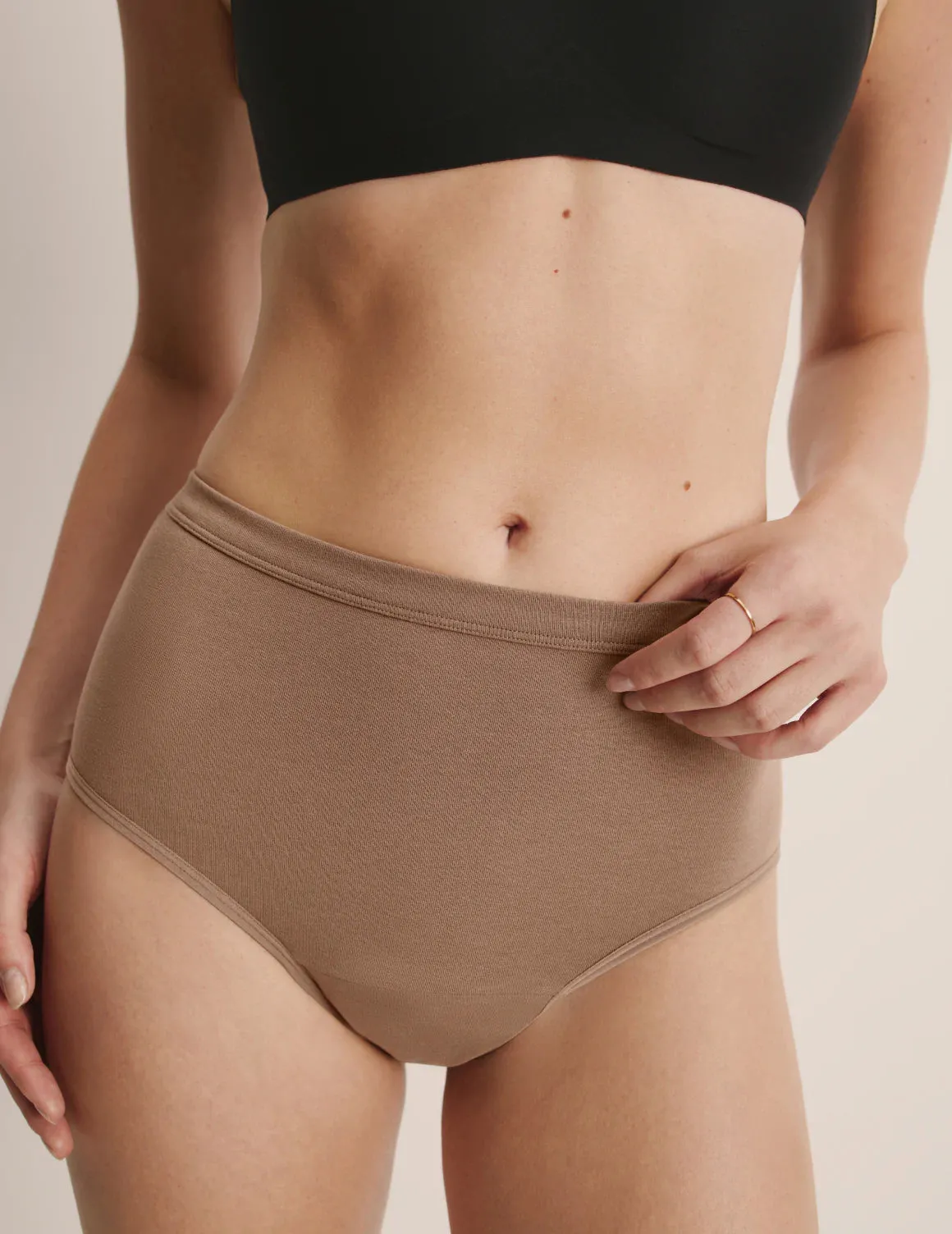 Leakproof Cotton High Rise