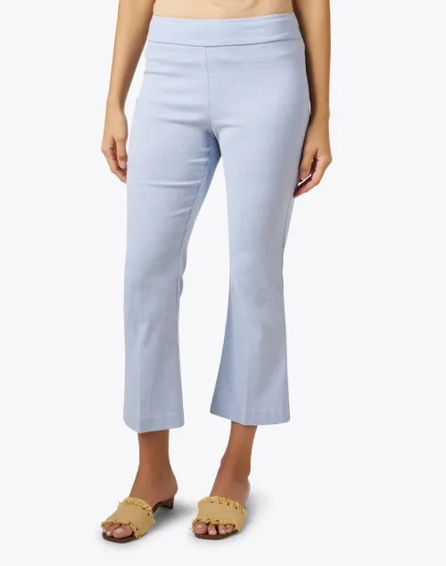 Leo Chambray Crop Flare Pant