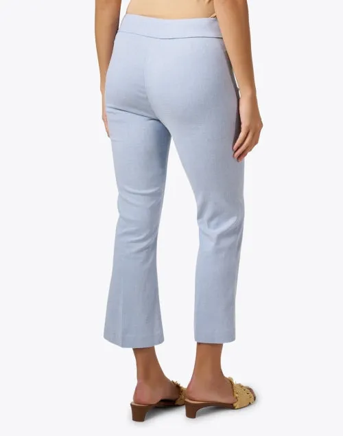 Leo Chambray Crop Flare Pant