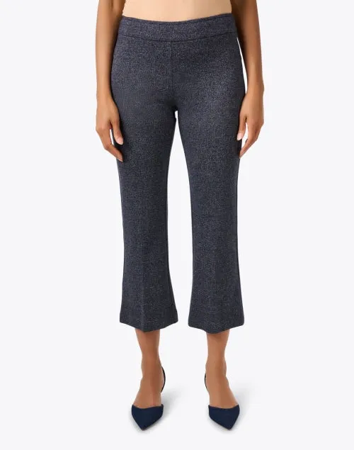 Leo Grey Tweed Crop Flare Pant