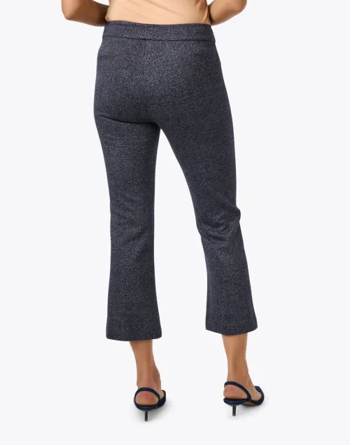 Leo Grey Tweed Crop Flare Pant