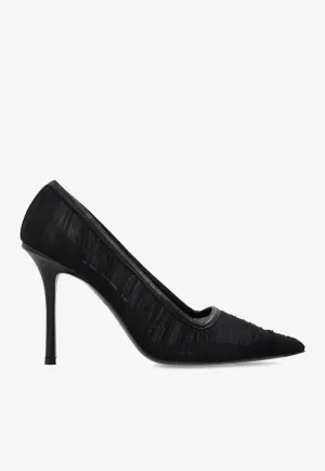 Lotta 100 Ruched Tulle Pumps
