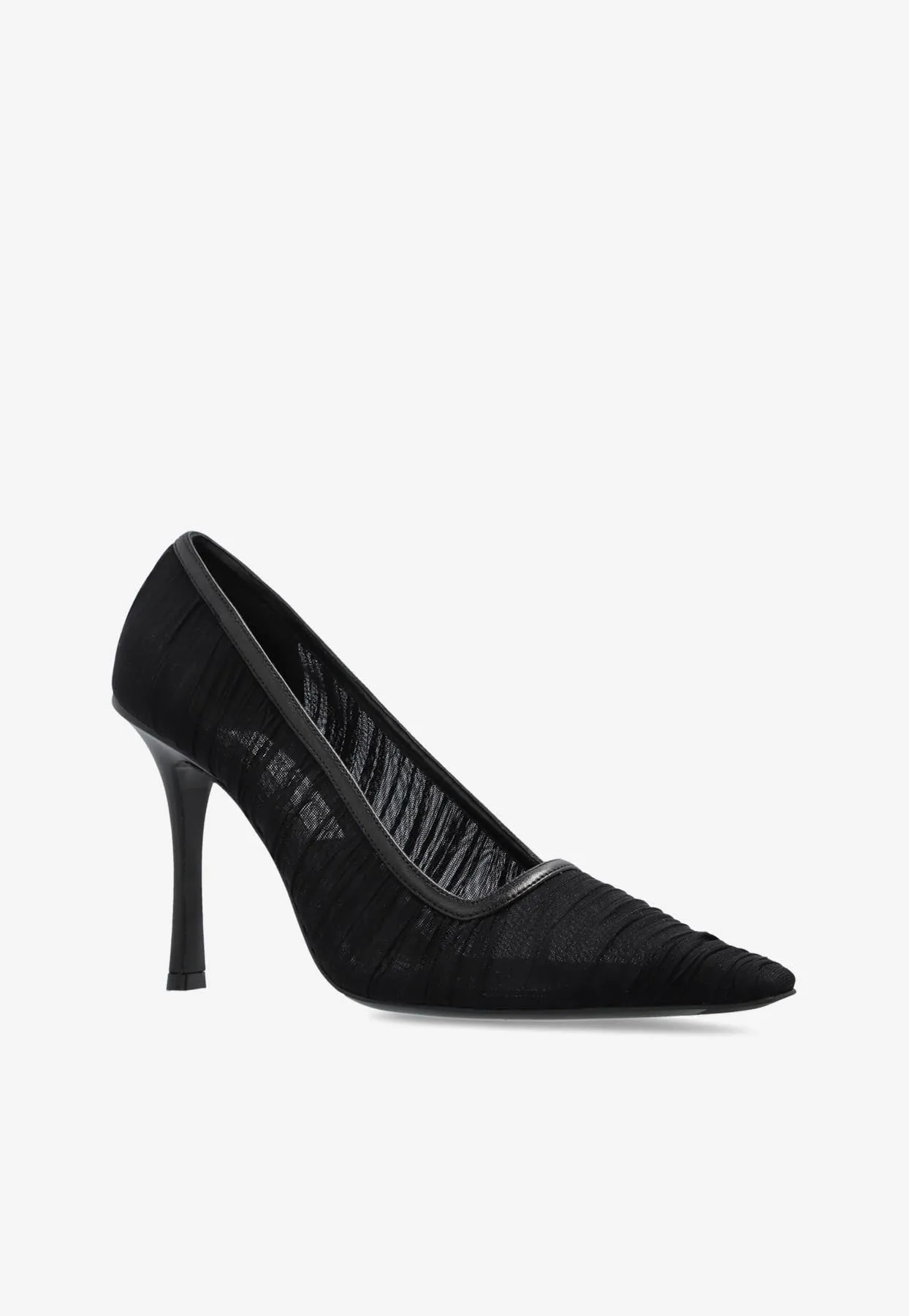 Lotta 100 Ruched Tulle Pumps