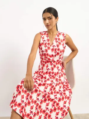 Loveline Fit and Flare Dress - Multicolor