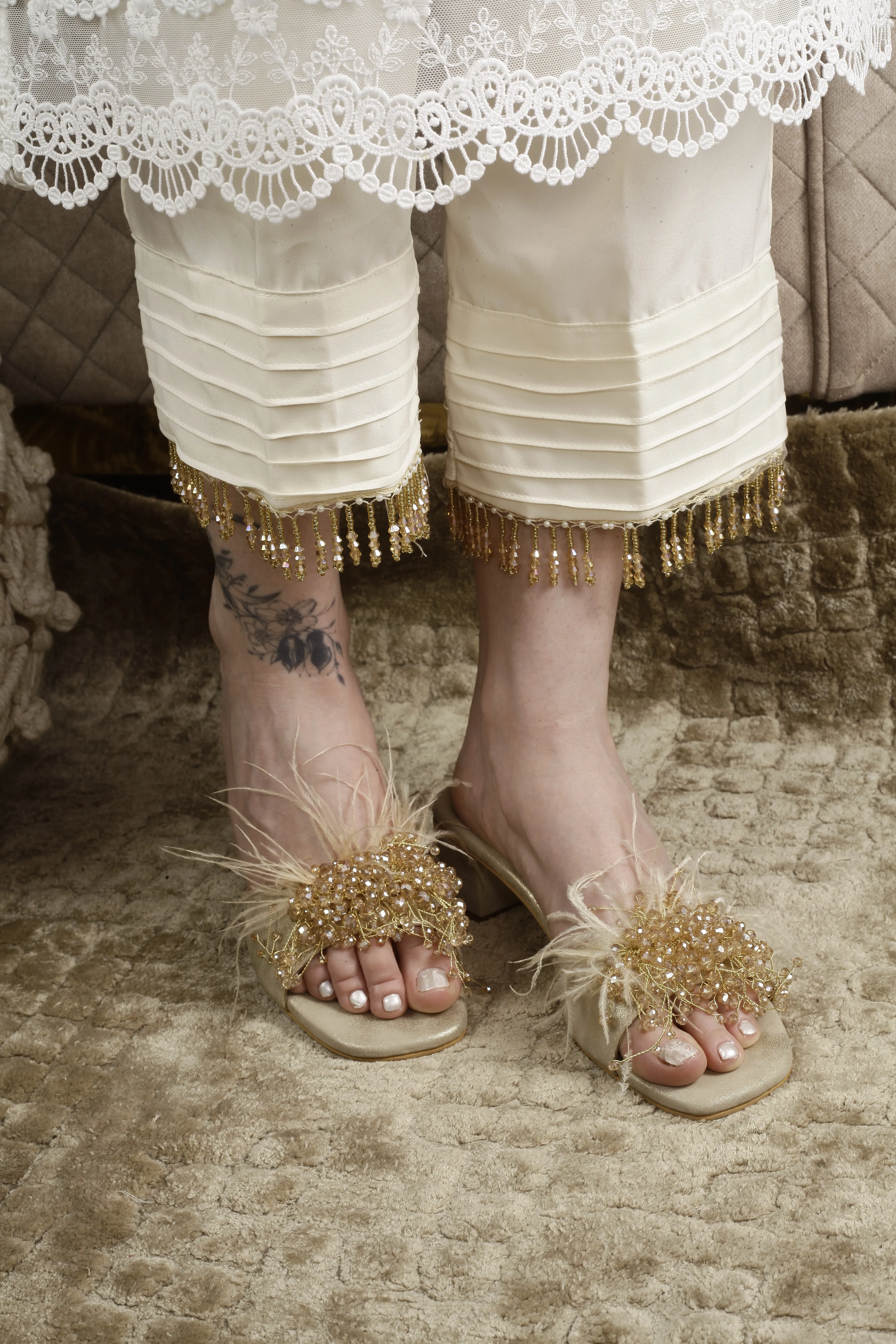 LYLA CHAMPAGNE GOLD BLOCK2'