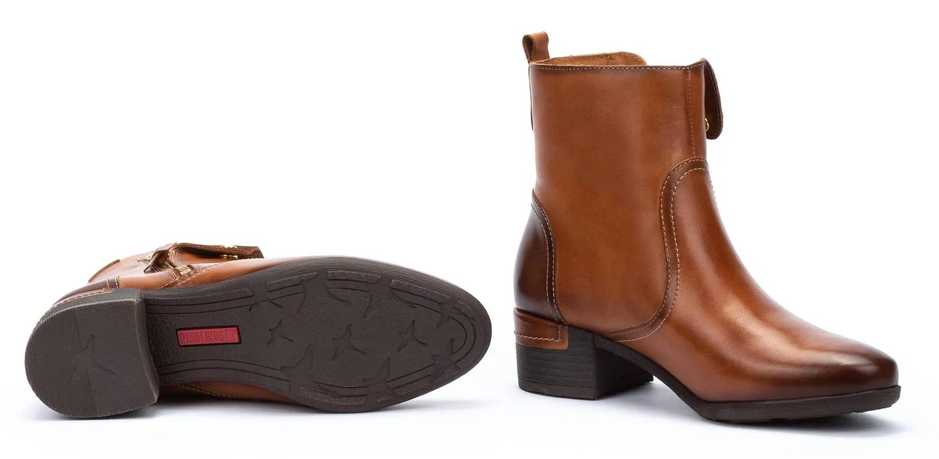 'Malaga' women's boot - Brown brandy