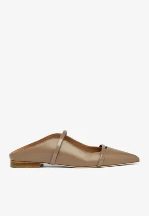 Maureen Nappa Leather Flat Mules