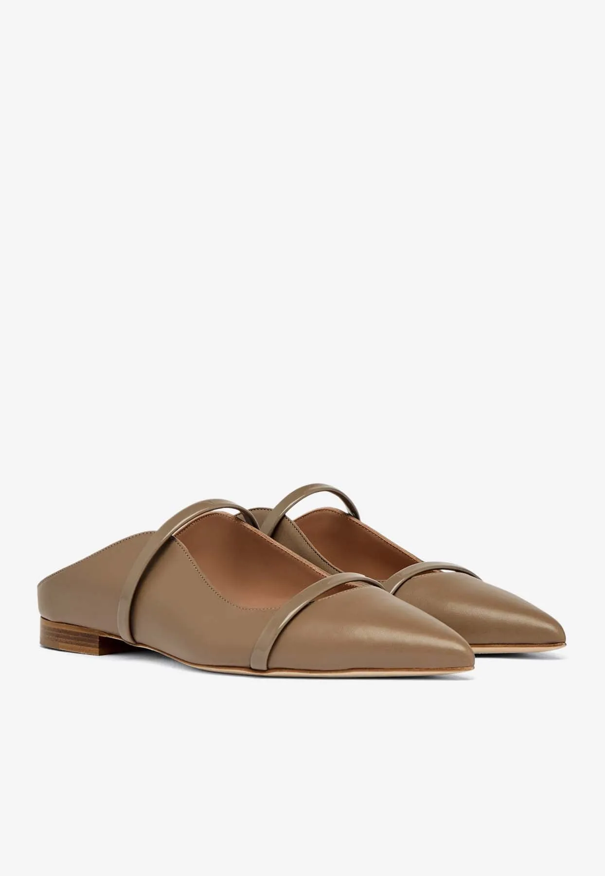 Maureen Nappa Leather Flat Mules