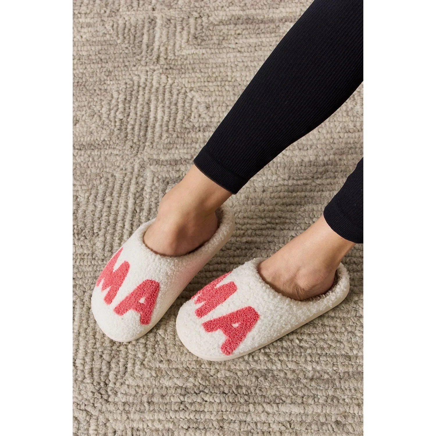 Melody MAMA Pattern Cozy Slippers