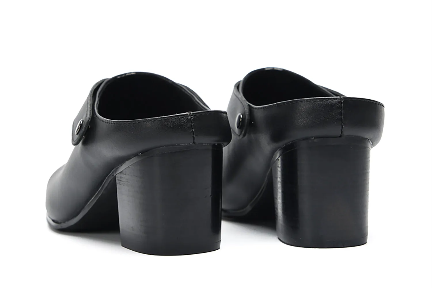 Men's High Heels Slippers Mules