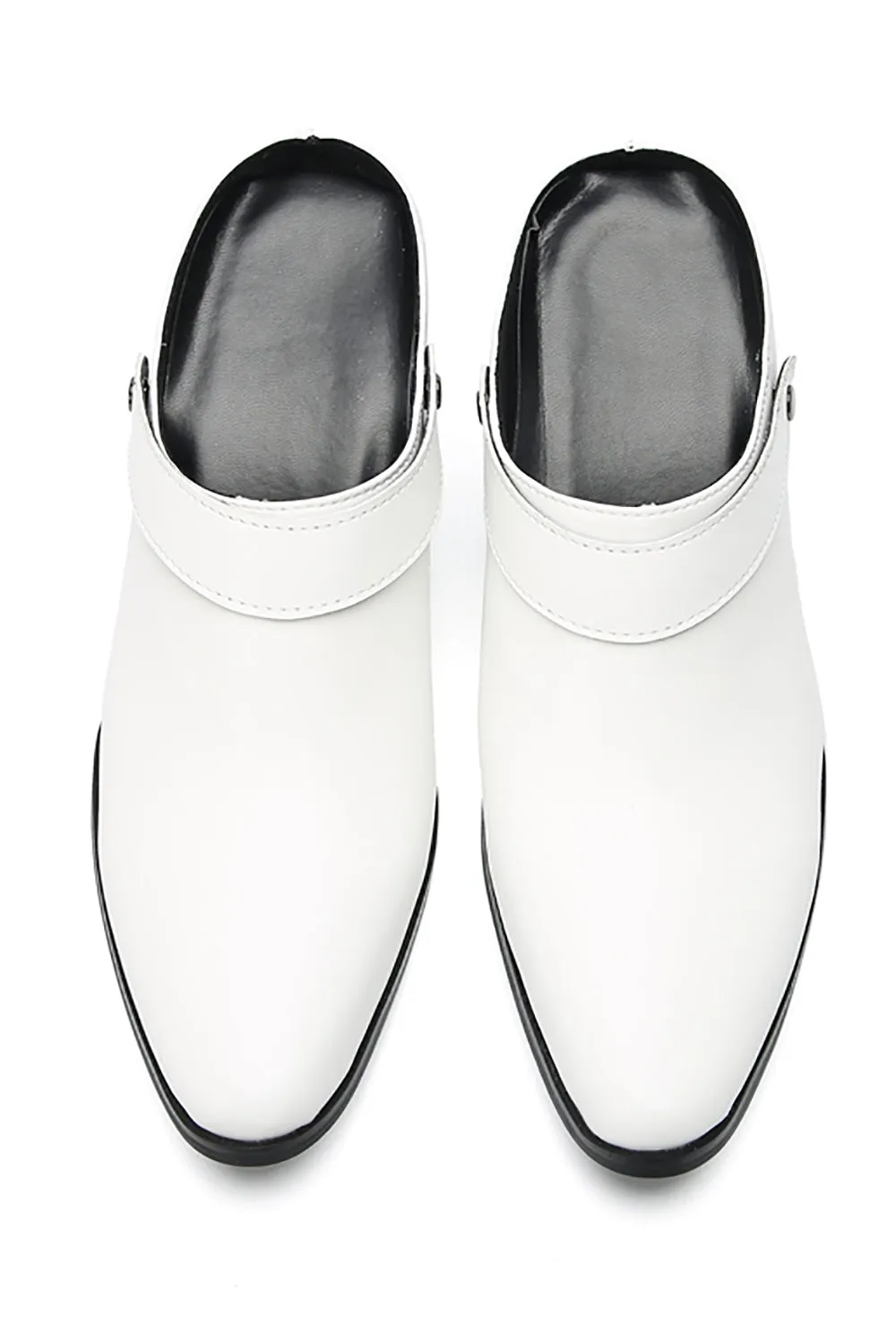 Men's High Heels Slippers Mules