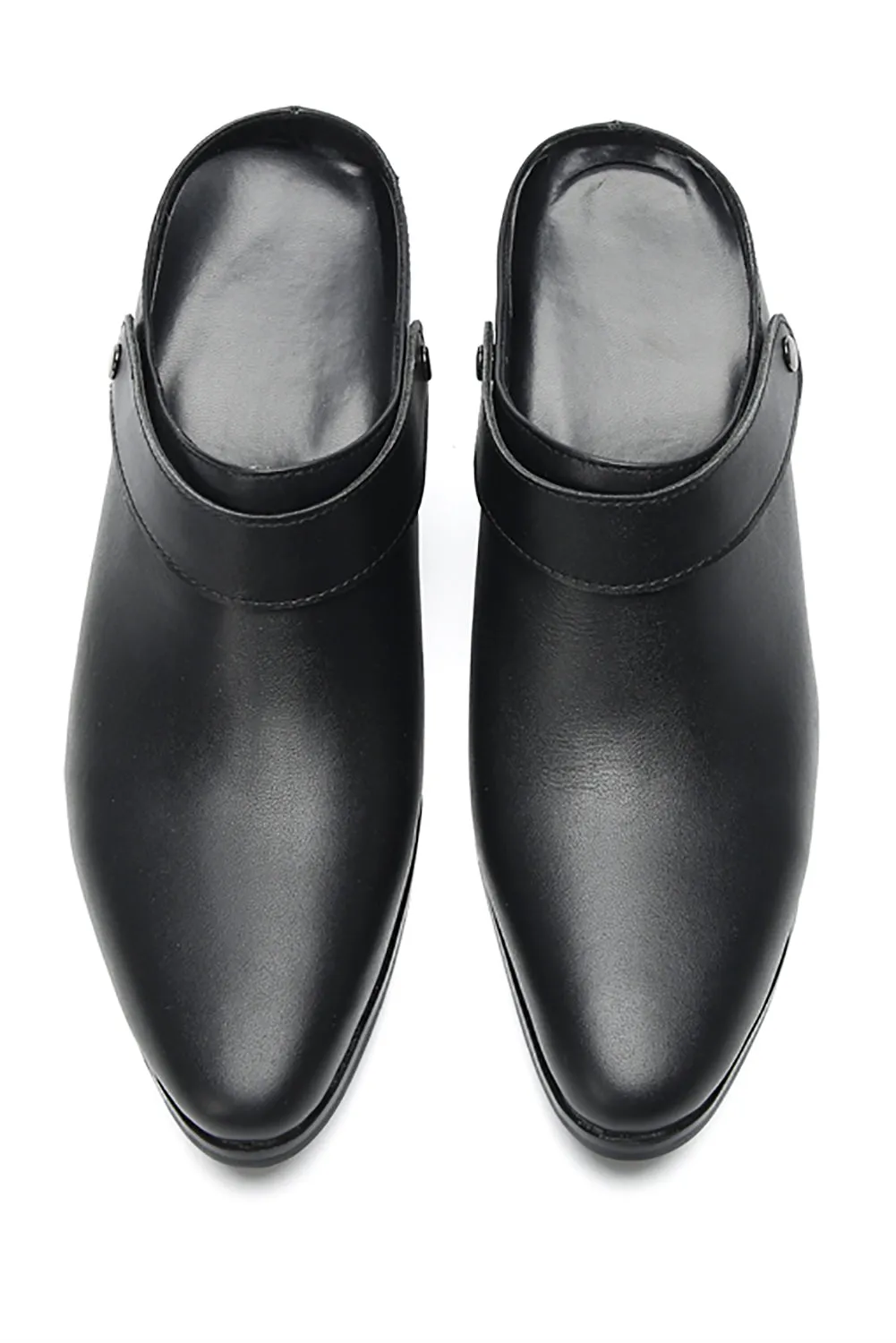 Men's High Heels Slippers Mules