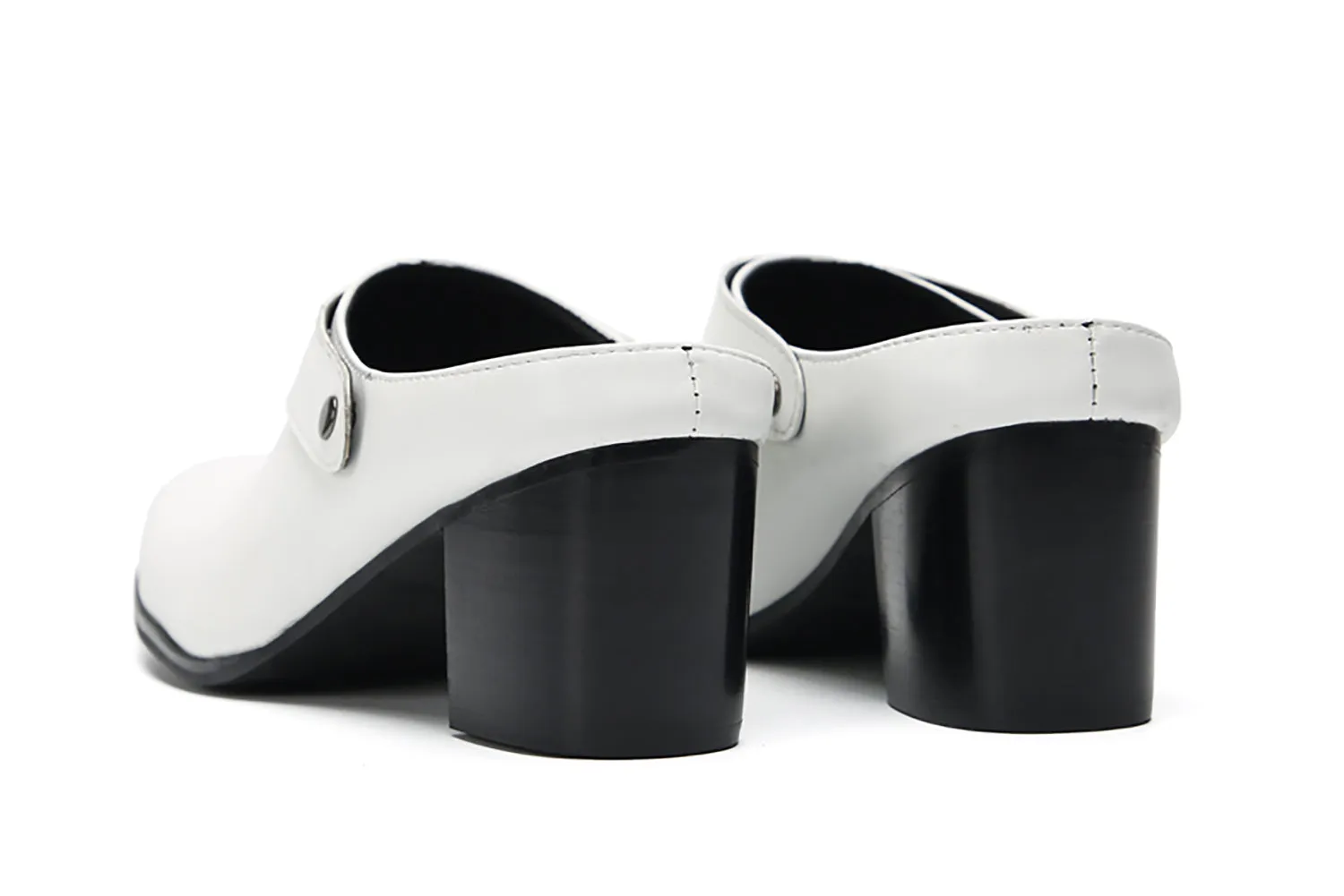Men's High Heels Slippers Mules