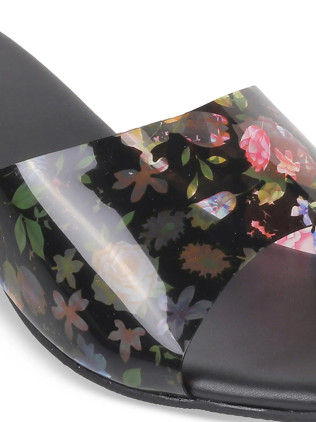 Metro Printed Block Heel Mules