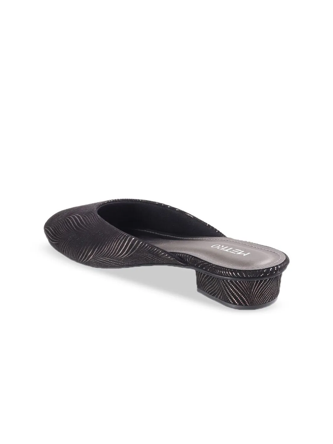 Metro Women Block Heel Mules
