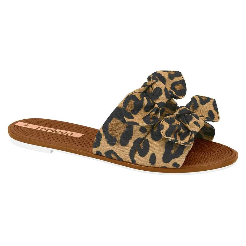 Moleca 5297-424 Slip-on Sandal in Multi Camel