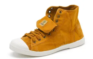 Natural World vegan friendly boots in mustard