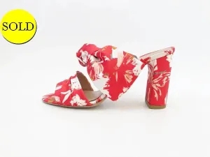 NEW Lewit Floral Mules Size 40 It (10 Us)