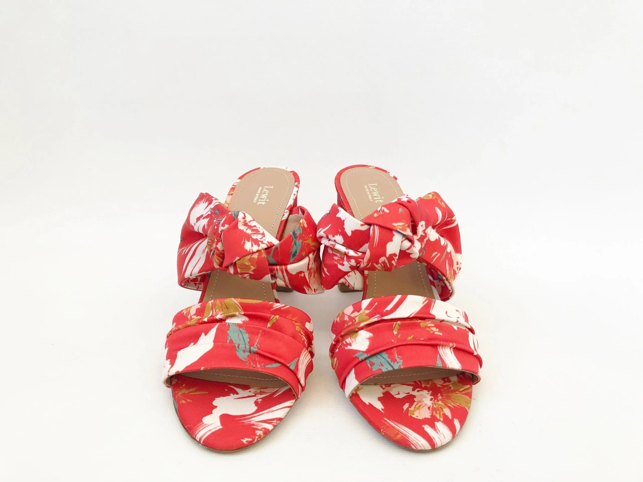 NEW Lewit Floral Mules Size 40 It (10 Us)