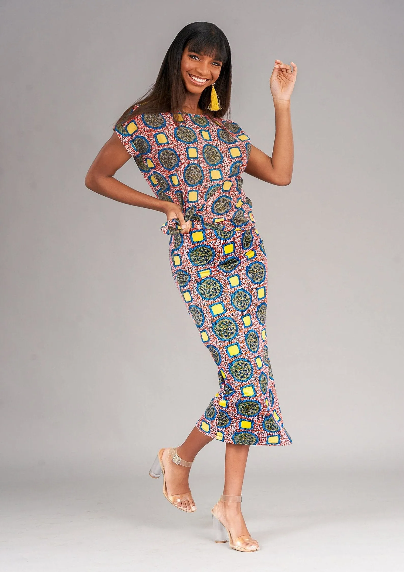 Oni Midi Bodycon Skirt