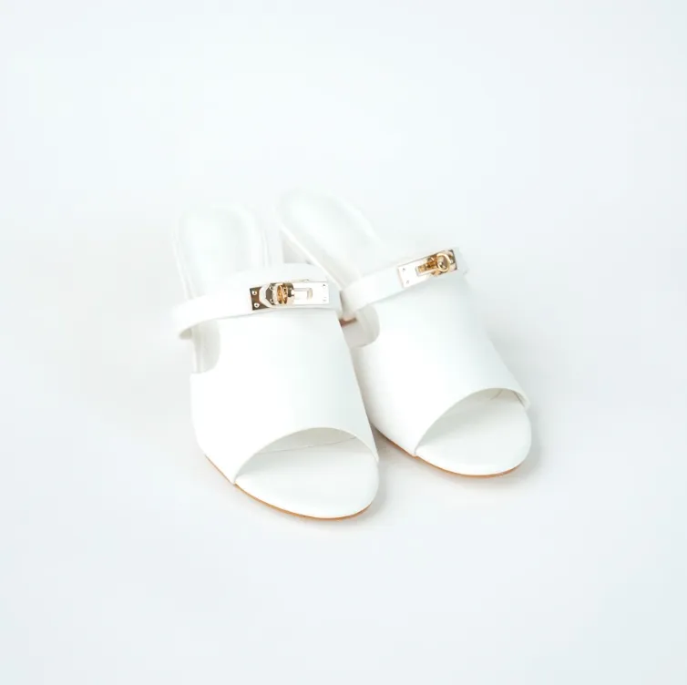 Open Block Heel