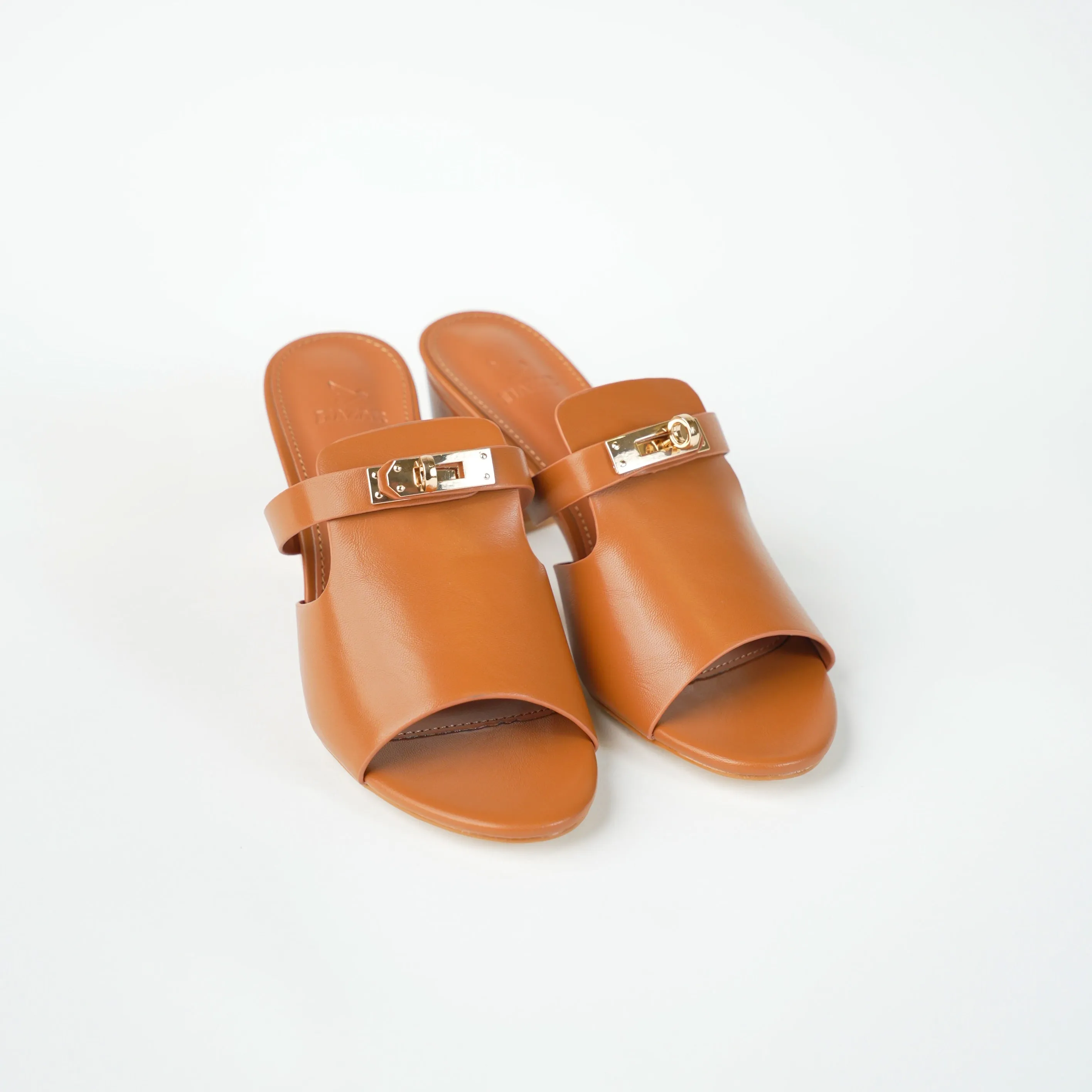 Open Block Heel