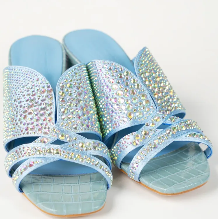 Open Block Heel
