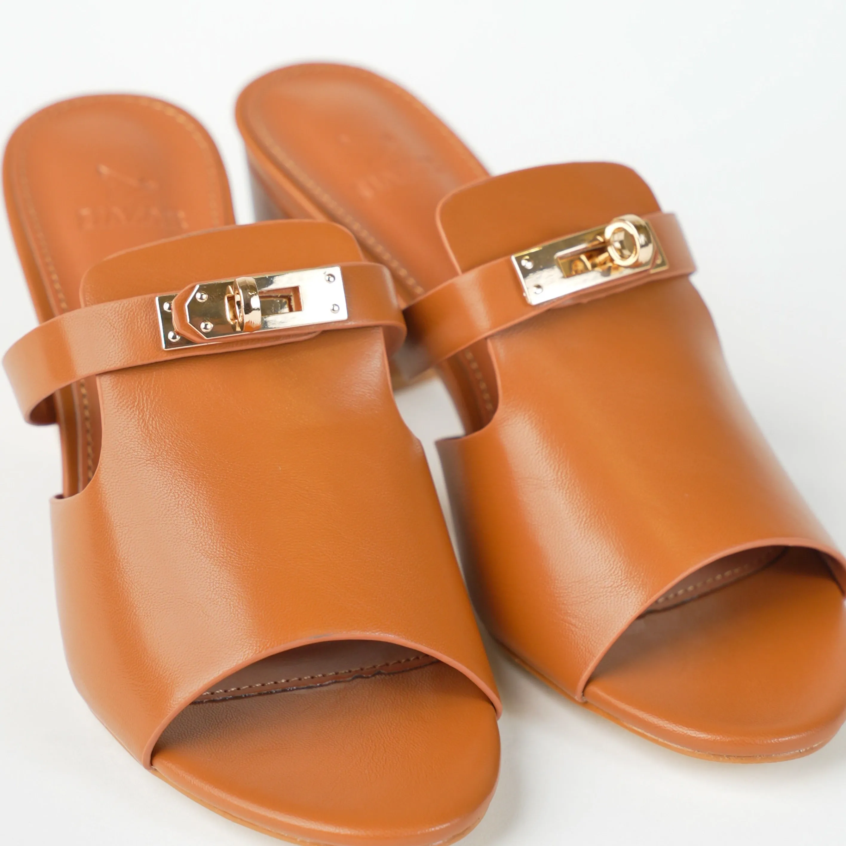 Open Block Heel