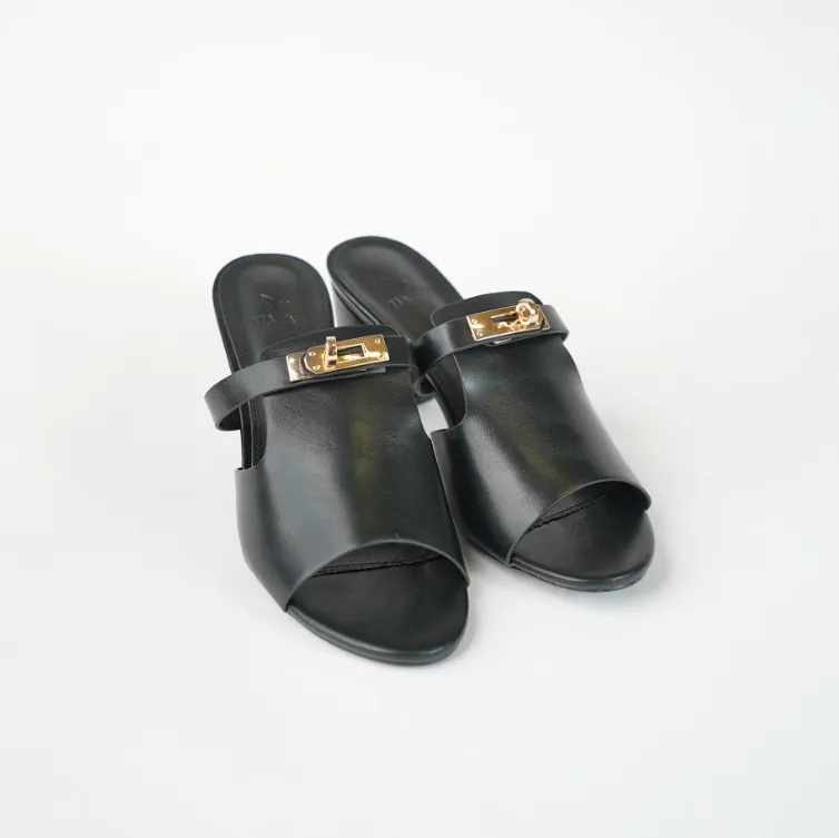 Open Block Heel