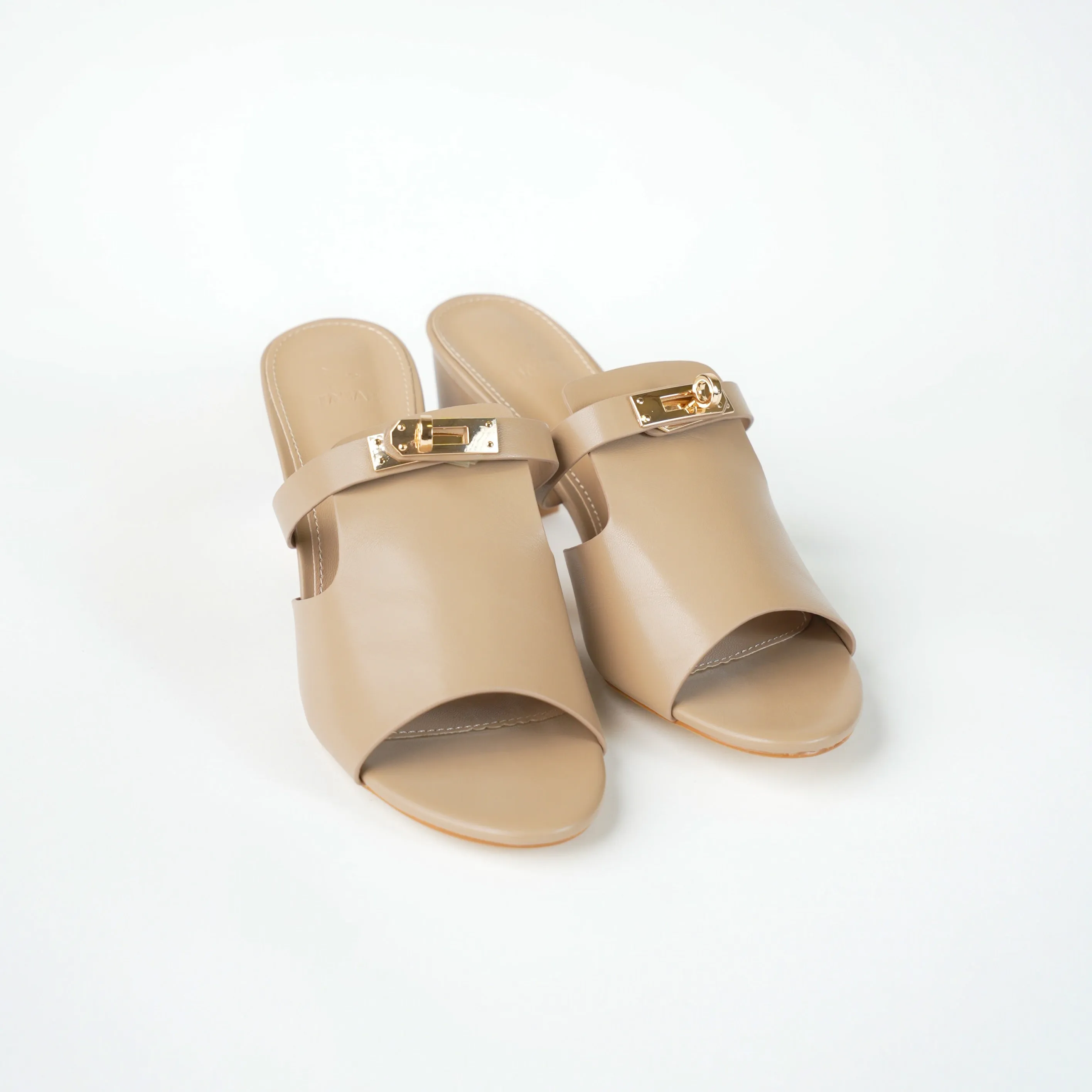 Open Block Heel