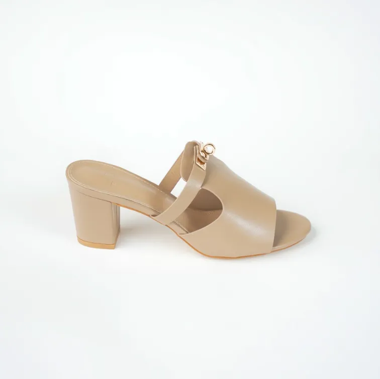 Open Block Heel
